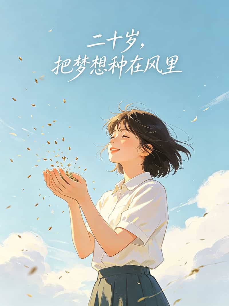 二十岁，把梦想种在风里